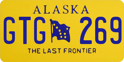 AK license plate GTG269