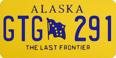 AK license plate GTG291