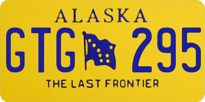 AK license plate GTG295