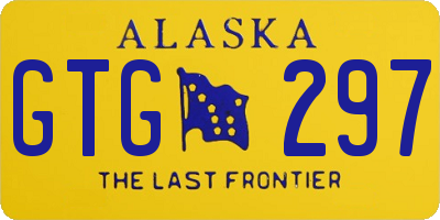 AK license plate GTG297