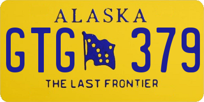 AK license plate GTG379