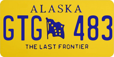 AK license plate GTG483