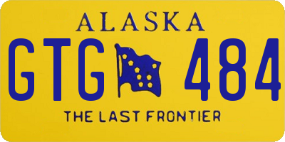 AK license plate GTG484