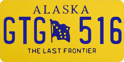 AK license plate GTG516