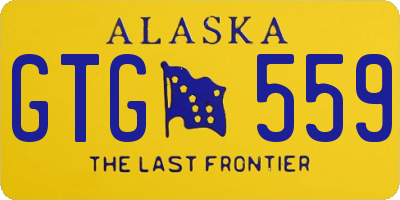 AK license plate GTG559