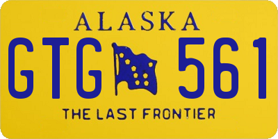AK license plate GTG561