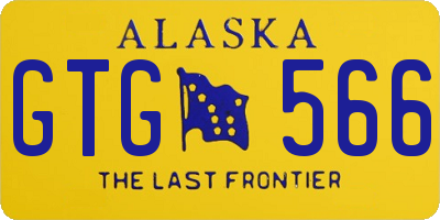 AK license plate GTG566