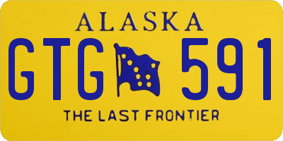 AK license plate GTG591