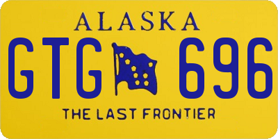 AK license plate GTG696