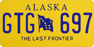 AK license plate GTG697