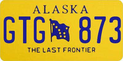 AK license plate GTG873