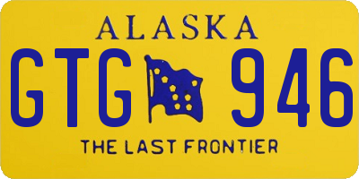 AK license plate GTG946