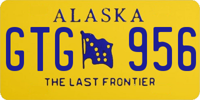 AK license plate GTG956