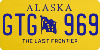 AK license plate GTG969