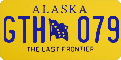 AK license plate GTH079