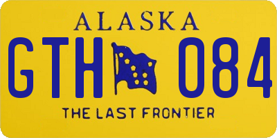 AK license plate GTH084