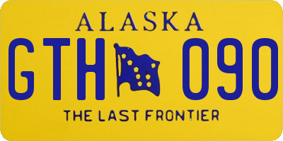 AK license plate GTH090