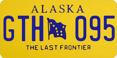 AK license plate GTH095