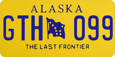 AK license plate GTH099