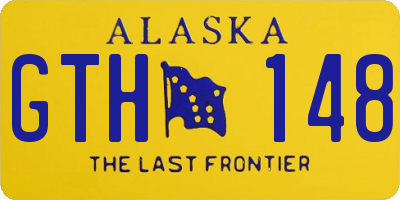 AK license plate GTH148