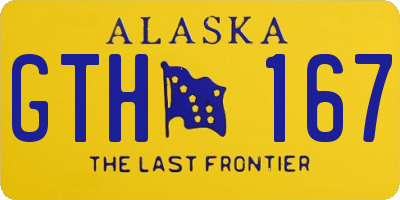 AK license plate GTH167