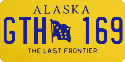 AK license plate GTH169
