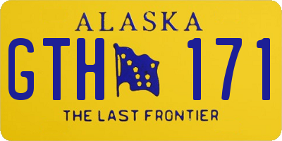 AK license plate GTH171