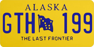 AK license plate GTH199