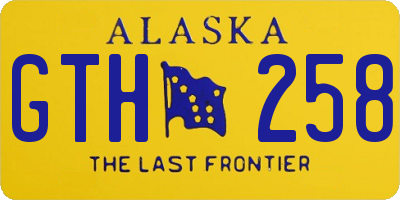 AK license plate GTH258