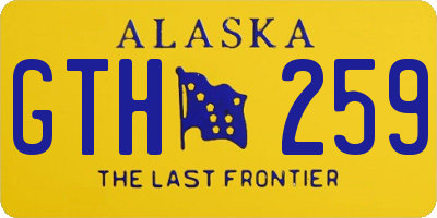 AK license plate GTH259