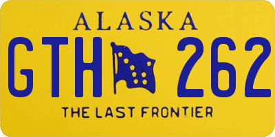 AK license plate GTH262