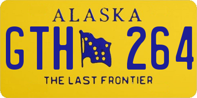 AK license plate GTH264