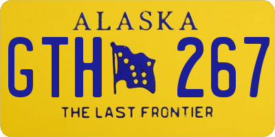 AK license plate GTH267