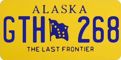 AK license plate GTH268