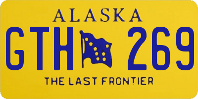 AK license plate GTH269