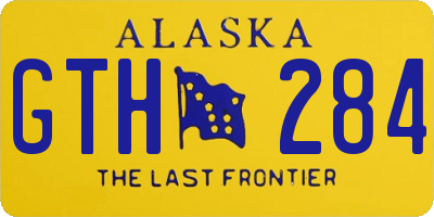 AK license plate GTH284