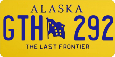 AK license plate GTH292