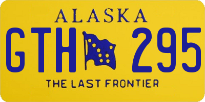 AK license plate GTH295