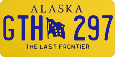 AK license plate GTH297