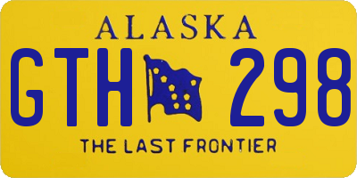 AK license plate GTH298