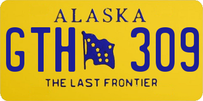 AK license plate GTH309