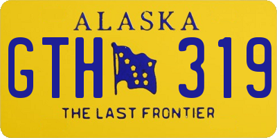 AK license plate GTH319