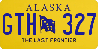 AK license plate GTH327