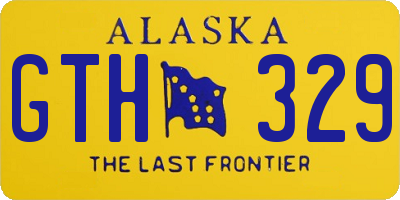 AK license plate GTH329