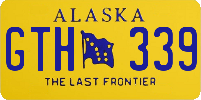 AK license plate GTH339