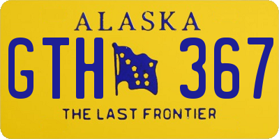 AK license plate GTH367