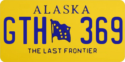 AK license plate GTH369