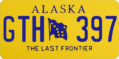 AK license plate GTH397