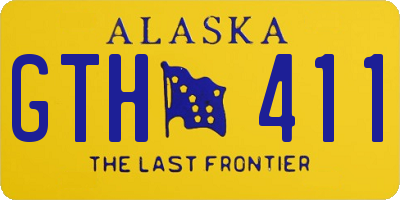 AK license plate GTH411
