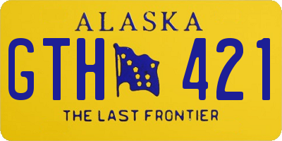AK license plate GTH421